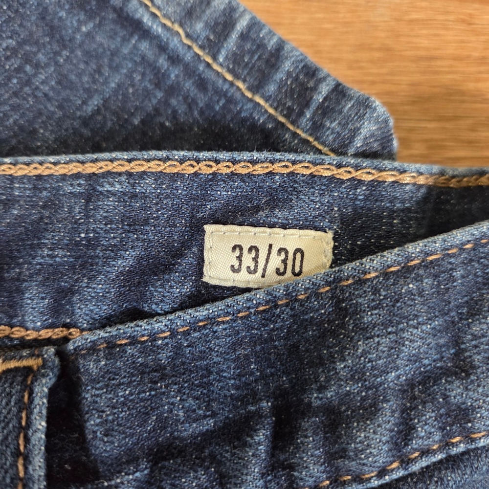 Ariat M1 Legacy Vintage Straight Leg Jeans Mens 33x30 Dark Wash Denim - Picture 3 of 8